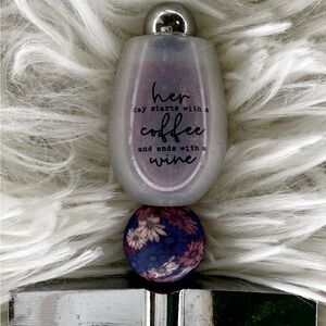 ☕️ “Her day starts with a coffee and ends with a wine” 🍷 Handmade Corkscrew